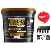 Muscle Science Xtreme Mass Gainer (11 Lbs) + Free 100Lbs Resistance Band