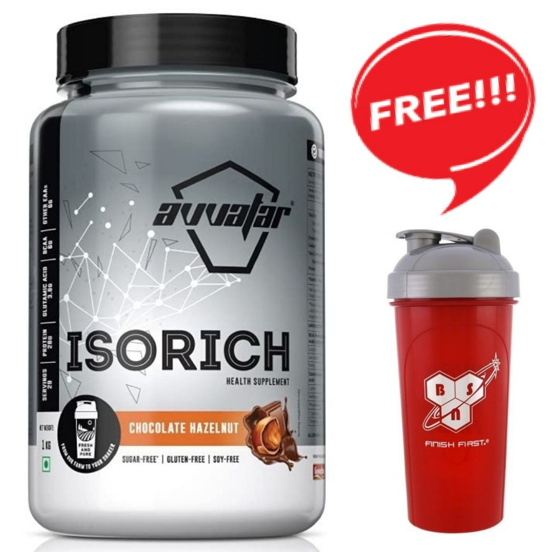 Buy Avvatar ISORICH Whey Isolate Protein (2.2 Lbs) + Free