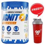 Muscle Science Ignitor Pre Workout (New Packing) + Free Shaker (25 Servings)