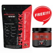 Redscience FULL STACK Whey Protein 2 Lbs + Free Creatine Worth Rs.500