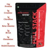 Bulk Offer | Redscience FULL STACK™ Whey Protein 4 Lbs with Citrulline, Beta-Alanine, Creatine, Ashwagandha, Glutamine, BCAA & Multivitamins