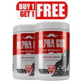 Buy 1 Get 1 FREE | Redscience Nutrition ALPHA GOD Pre Workout | Must Try - Strong & Powerful